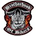 Hot Leathers Brotherhood Of Bikers Patch 4 Width x 4 Height - Image 2