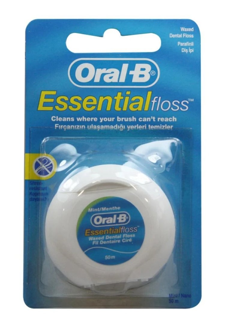 Oral Care Oral-B Dental Floss Essential Floss 50m Waxed 80772 