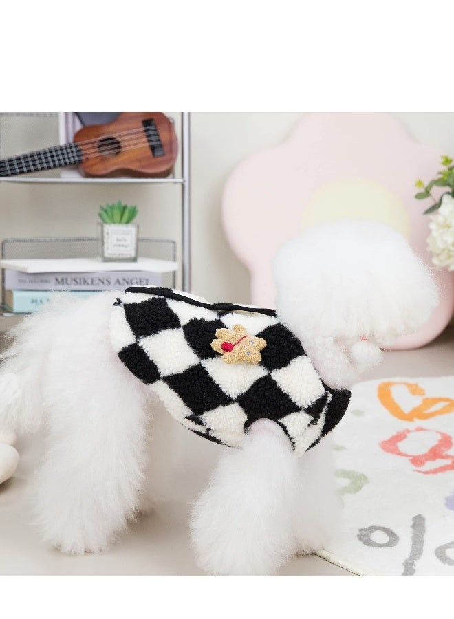Cute Dog Coat For Winter,Super Soft Dog Winter Warm Coat, Pet Sweatshirt Jacket for Cold Wheather for Small Medium Dog Cat Clothes Apparel (Black,L )  - Image 3