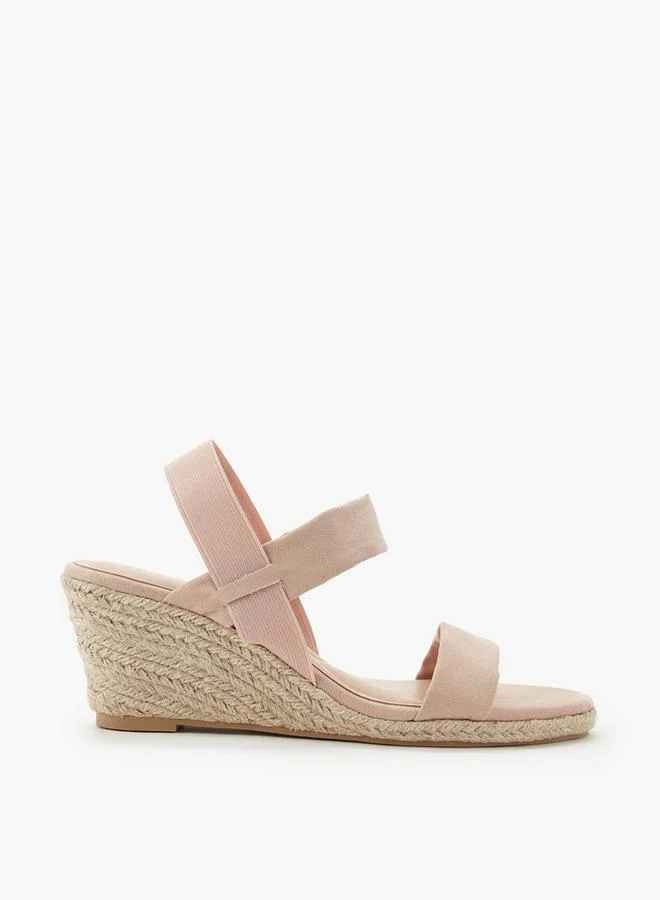 Celeste BLUSH Women Wedge Heel Espadrille Sandals for Women | Best Price UAE