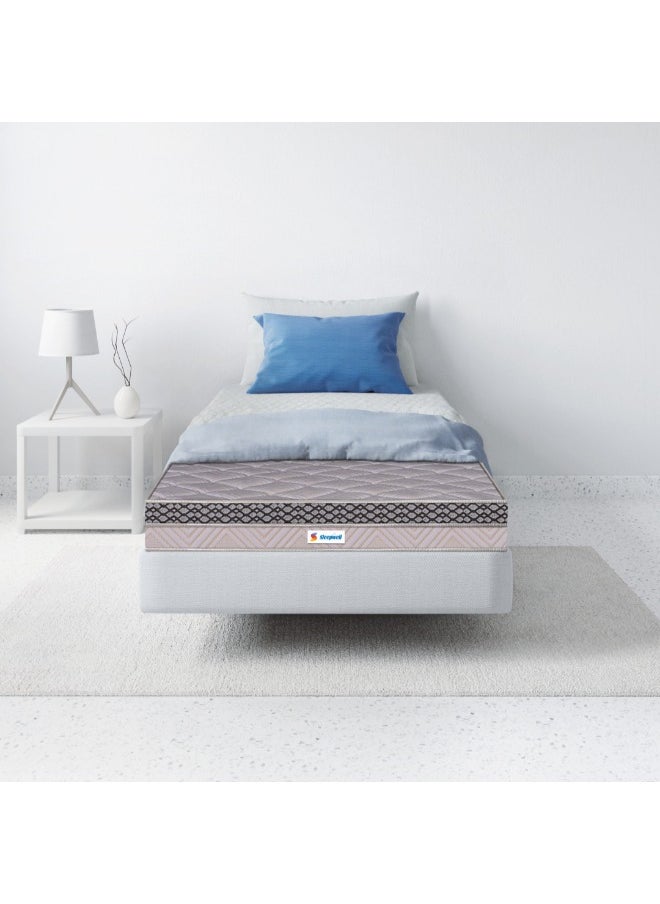 Sleepwell Fitrest Classic | Acuprofile PU Foam | Single Bed Size | Medium Firm | Neem Fresche Technology | Anti Sag Mattress | 200x90x20 cm | Thickness 20 cm 