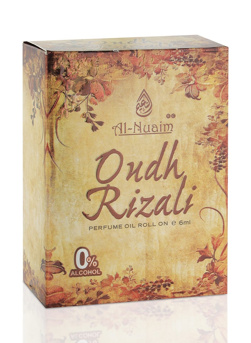 أل نواعم مجموعة النعيم تحفة عطر عود رزالي رول أون للرجال والنساء - عبوة من قطعتين (6 مل لكل منهما) | عطر خالٍ من الكحول | عطر يدوم طويلاً - Image 5