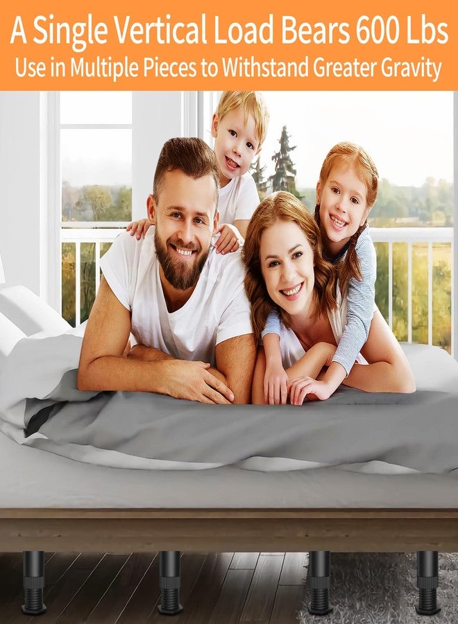 أرجل دعم سرير قابلة للتعديل من جونكيهاي، 8 قطع، أرجل دعم إطار السرير، أرجل سرير قابلة للتعديل لأسرة كينج وكوين، إطار شديد التحمل، أريكة، خزانة ملابس، كرسي، طاولة، خزانة ملابس وأثاث خشبي 5.1 بوصة - 8.3 بوصة - Image 5