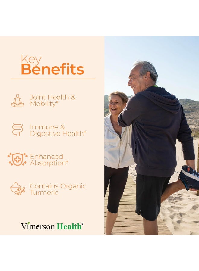 Vimerson Health Turmeric Curcumin with Bioperine Joint Pain Relief - Image 2