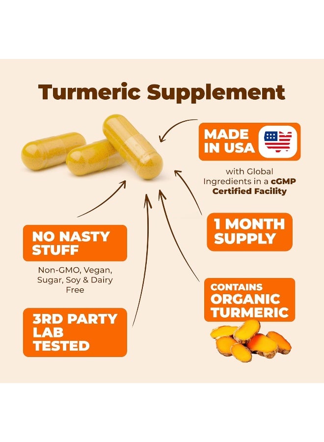 Vimerson Health Turmeric Curcumin with Bioperine Joint Pain Relief - Image 4