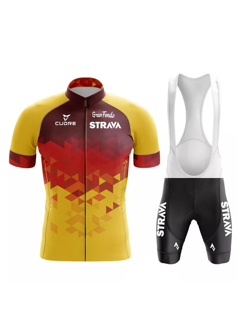 KUYING GR New Summer Outdoor Sunscreen Moisture Absorption Quick Drying Bicycle Women's Cycling Clothing Set  - Image 1