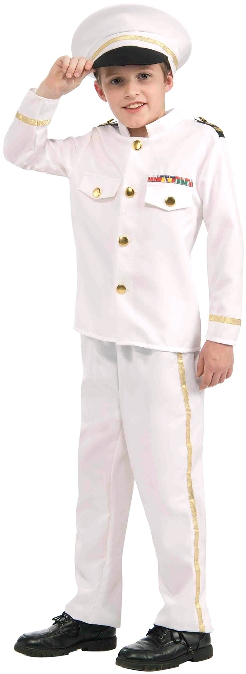 Rubies Navy Admiral Costume for Kids, Boy's Small - Image 5