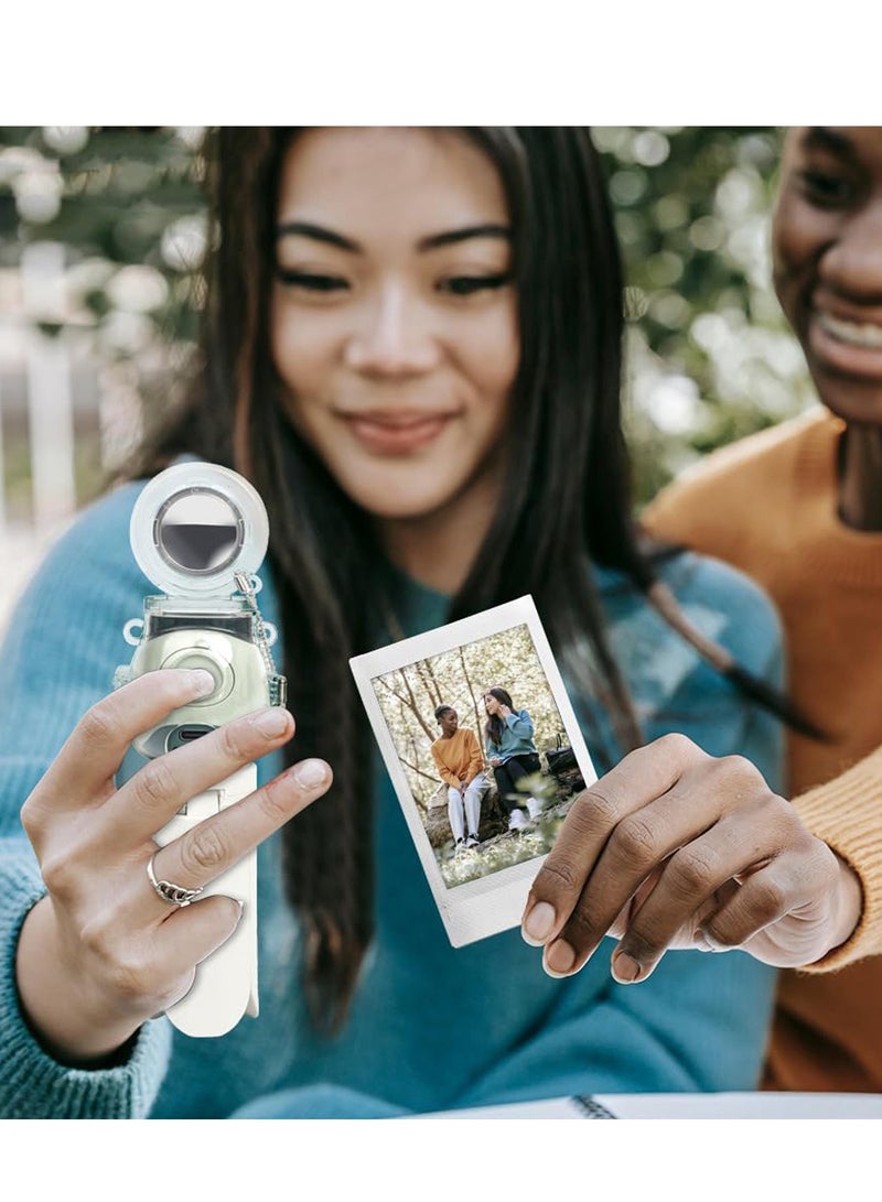Excefore For Transparent Mini Camera Protective Case Set for Instax Pal - Scratch and Fall Resistant with Selfie Mirror - Carrying Accessories Included (Clear)  - Image 5