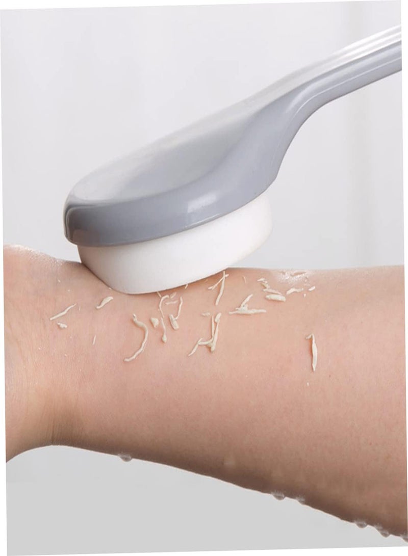 GGOOT Lotion Applicator with Handle for Back, Legs, Feet Self-applying Sunscreen, Sunless Self-Tanning, Skin Cream, Acne, Lotion Cushion Applicator, Long Handle Sponge Brush - Image 2