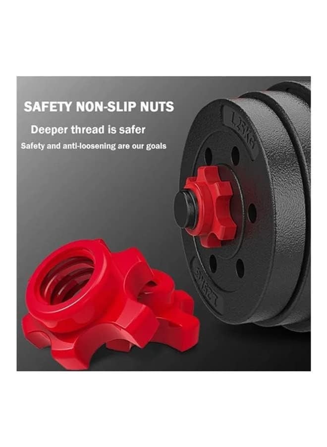 Arabest Adjustable Weight Dumbbell Set, 15 kg Barbell Weight Set for Home Gym, Dumbbell Set 2 Piece Home Hand Held Weights, Push-ups, Free Weight Set Fitness Exercise Equipment for Men and Women - Image 4