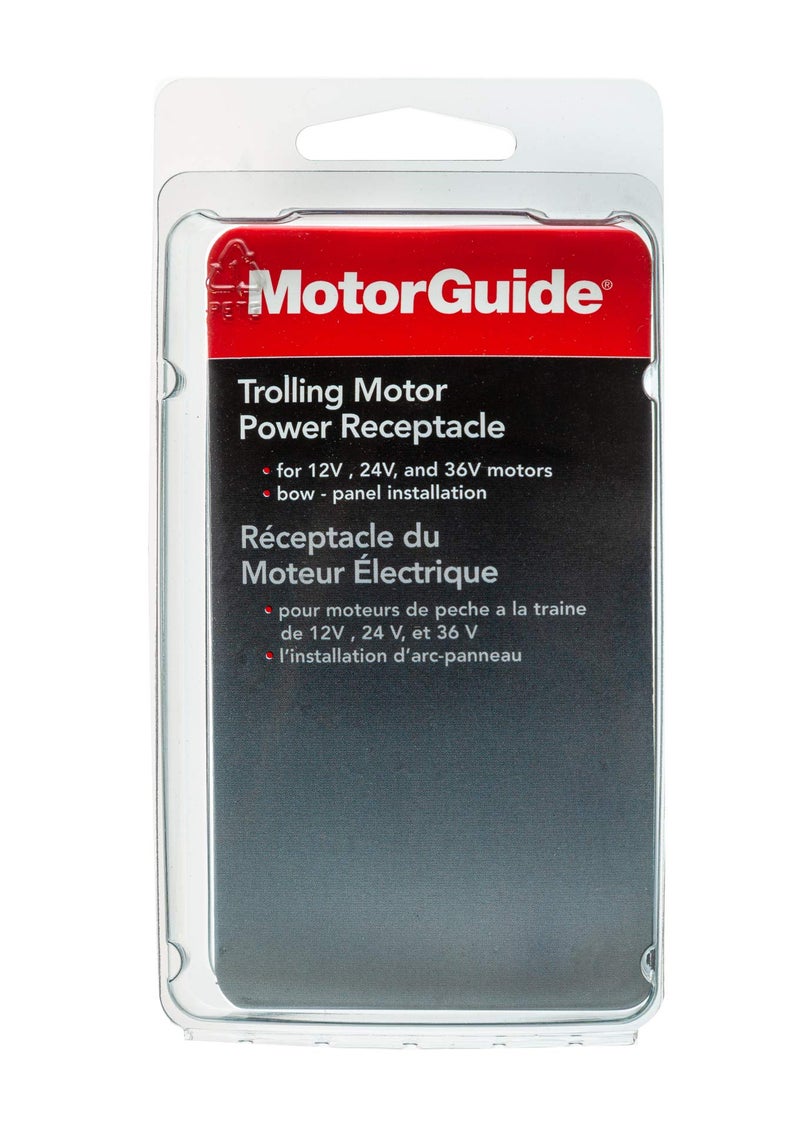 MotorGuide 8M4000954 Trolling Motor Power Receptacle, 2-Prong 12V, 24V or 36V Trolling Motors, for Bow-Panel Installation - Image 5
