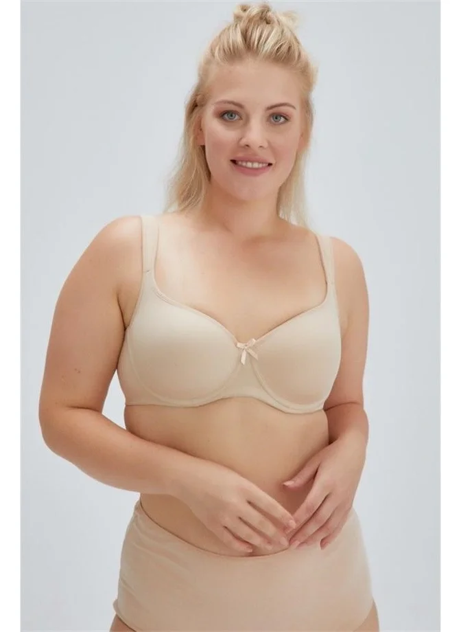 Eros ERSK100 Lily Empty Cup Single Bra With Gather Ears - Nude