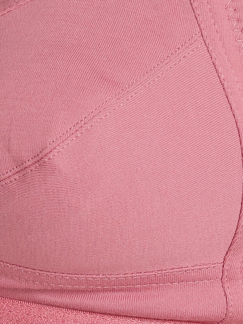 Clovia Women's Non-Padded Non-Wired Full Cup Bra (BR0185P22_Pink_38B) - Image 3