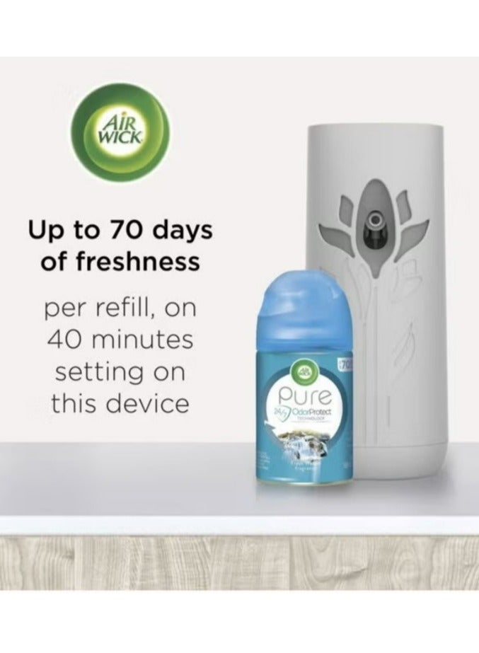 أير ويك Pure Automatic Air Freshener Spray Refill, Summer Delights, Essential Oils, Air Freshener, Odor Neutralization, 5.89 oz, 1 Count, Packaging May Vary - Image 2