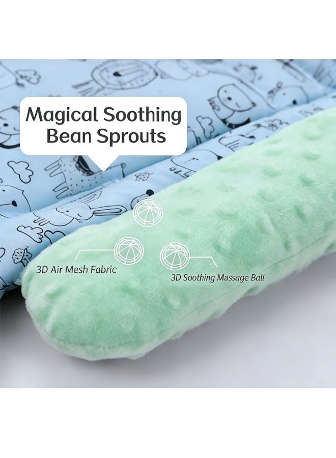 Berma Baby بطانات مقعد عربة الأطفال العالمية، بساط قابل للعكس وناعم لعربة الأطفال حديثي الولادة مع شبكة هوائية متعددة الوظائف وسادة أطفال لعربات الأطفال ومقاعد السيارات والكراسي العالية - Image 4