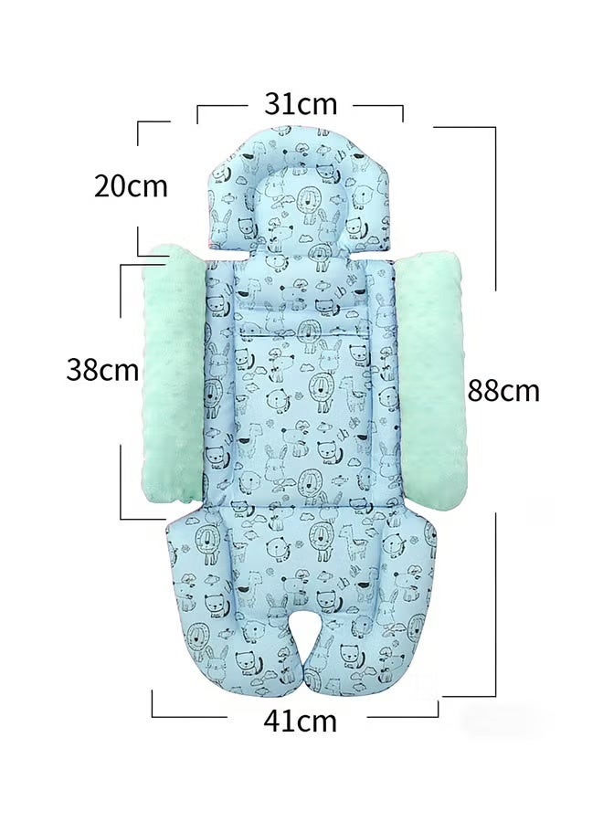 Berma Baby بطانات مقعد عربة الأطفال العالمية، بساط قابل للعكس وناعم لعربة الأطفال حديثي الولادة مع شبكة هوائية متعددة الوظائف وسادة أطفال لعربات الأطفال ومقاعد السيارات والكراسي العالية - Image 2