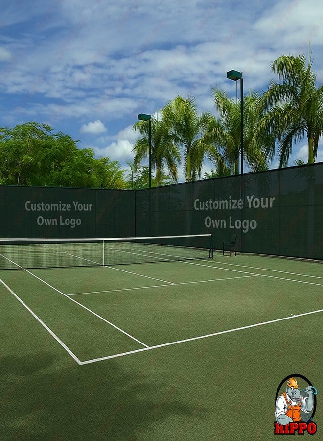 HIPPO Tennis Court Perimeter Fence Net (Midnight Green, 1.72MTX10MT) - Image 3