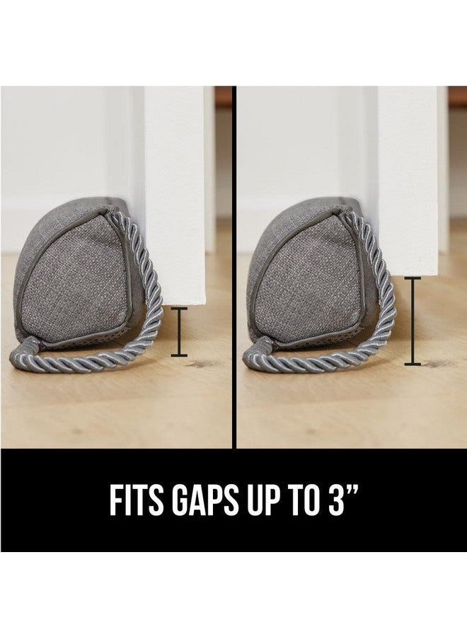 Gorilla Grip GORILLA GRIP Door Draft Stopper for Bottom of Doors, Weather Stripping Seal Blocks Hot Air, Noise, Bugs, Keeps Cold AC in, Sound Proofing Easy Install Gap Filler, Home Essentials, 34 Inch, Slate Gray  - Image 3