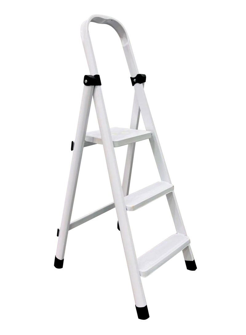 Living سلم قابل للطي احترافي مكون من 3 درجات للاستخدام المنزلي بدرجة واسعة 1 متر - Image 3