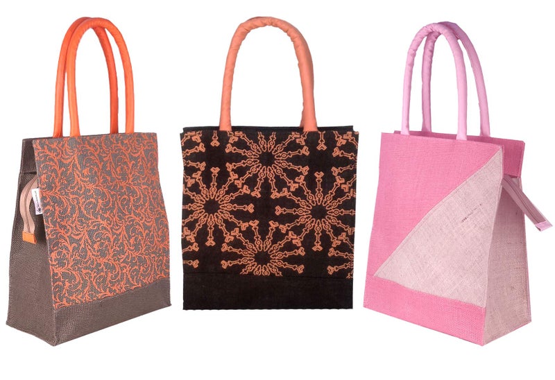 Foonty Men/Women Jute Lunch Bags(Pack of 3,FAB-27A) - Image 5