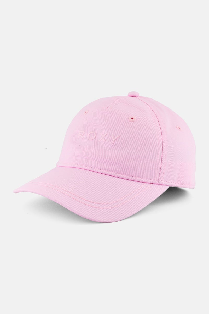 Roxy Women Embroidered Logo Adjustable Cap, Pink - Image 1