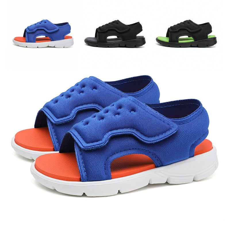 2023 High Elastic Soft Sole Children'S Sandals Summer Outdoor Open Toe Sandals For Men And Women And Children Mountain Climbing Beach Shoes - Image 2