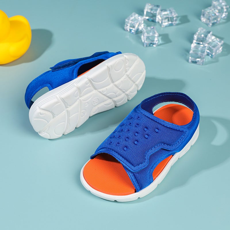 2023 High Elastic Soft Sole Children'S Sandals Summer Outdoor Open Toe Sandals For Men And Women And Children Mountain Climbing Beach Shoes - Image 4