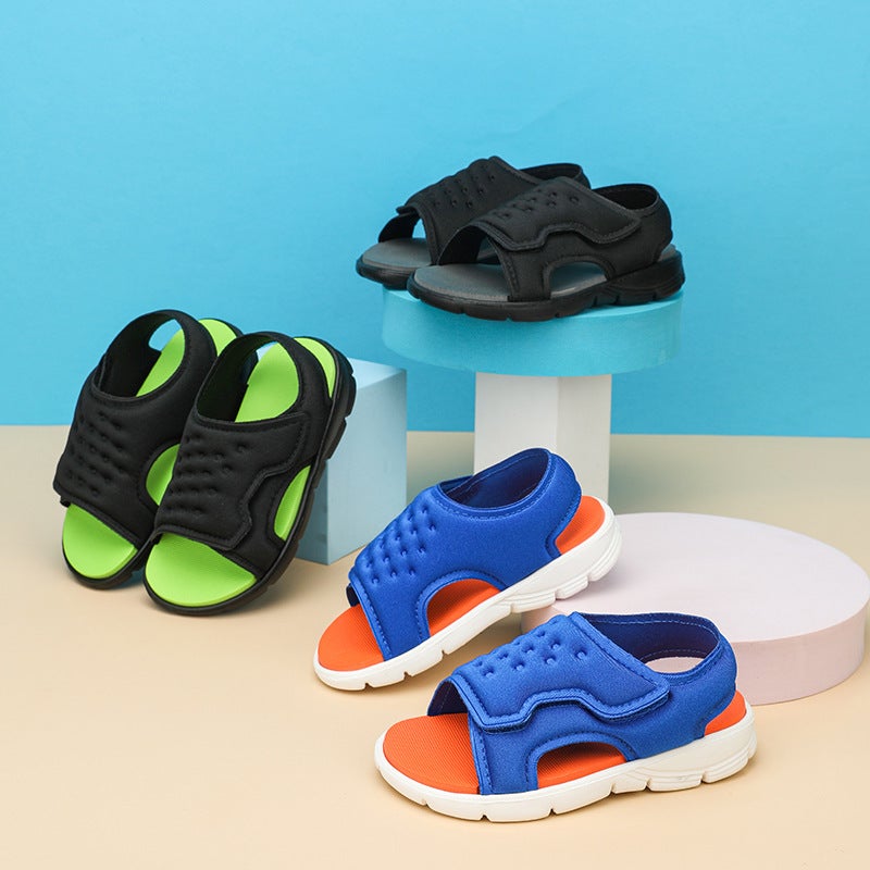 2023 High Elastic Soft Sole Children'S Sandals Summer Outdoor Open Toe Sandals For Men And Women And Children Mountain Climbing Beach Shoes - Image 3