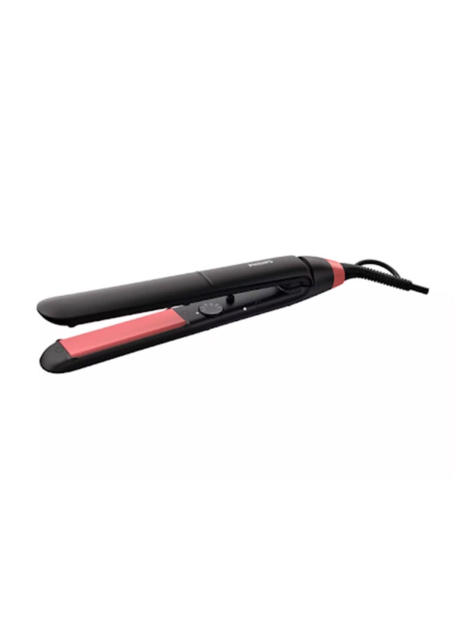 Philips Straightcare Essential Thermoprotect Straightener 6 Temperature Settings up to 230°C. BHS376/03 Black/Pink 21.9cm - Image 1