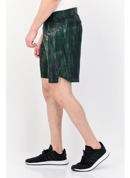 Adidas Men Sportswear Fit 5 Inseam Outdoor Shorts, Green  - Image 3