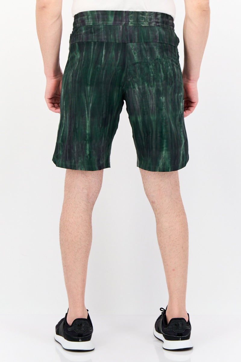 Adidas Men Sportswear Fit 5 Inseam Outdoor Shorts, Green - Image 2