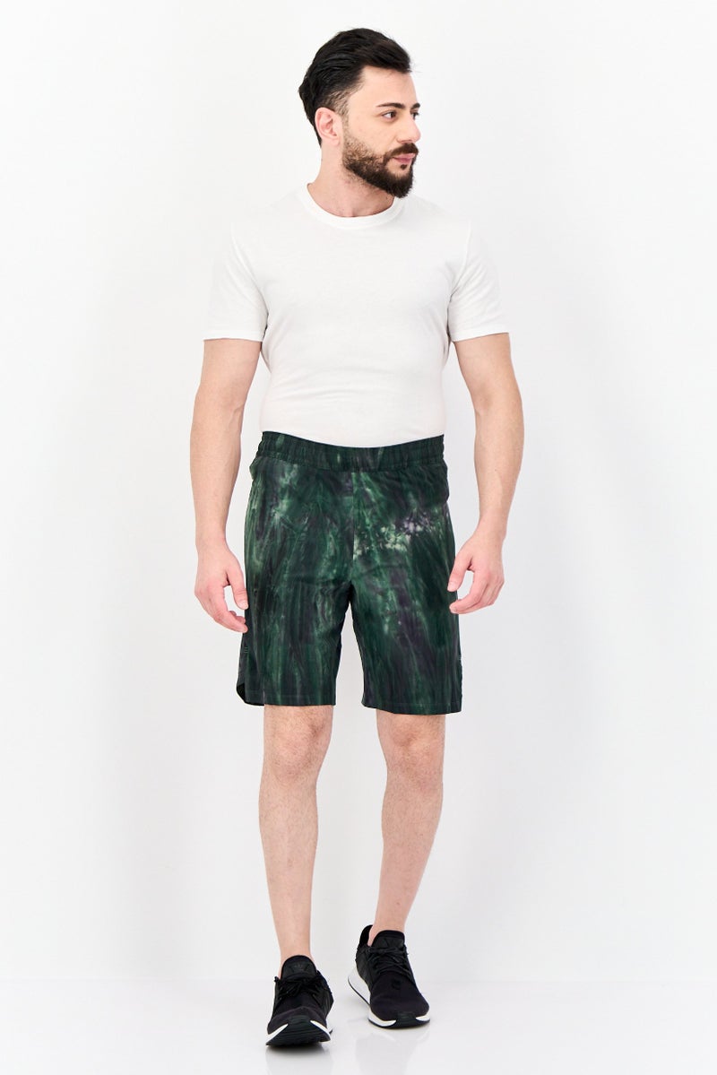 Adidas Men Sportswear Fit 5 Inseam Outdoor Shorts, Green - Image 2