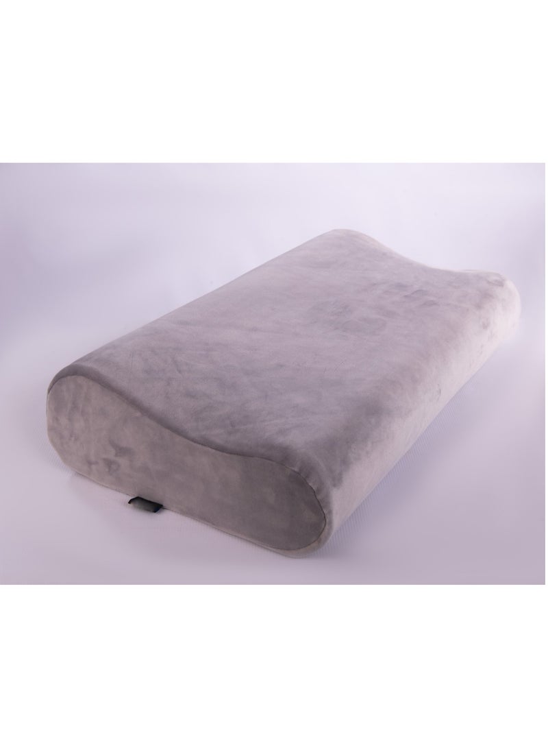 HT Medical pillow to prevent neck pain and straighten the spinal vertebrae to obtain the required comfort during sleep, grey, 60×35 - Image 3