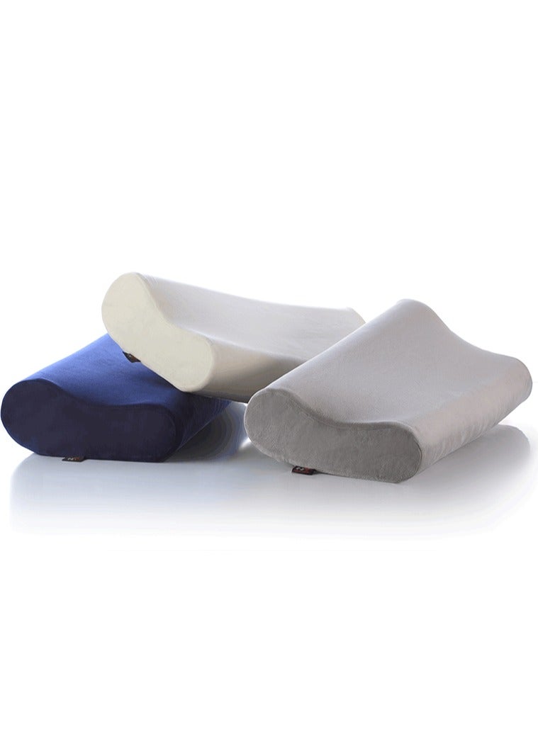 HT Medical pillow to prevent neck pain and straighten the spinal vertebrae to obtain the required comfort during sleep, grey, 60×35 - Image 5