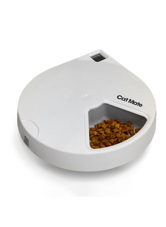 Cat Mate Replacement Bowl with Stainless Steel Inserts for The Five-Meal Automatic Pet Feeder - Image 4