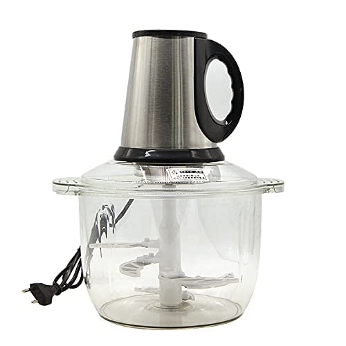 VBM Eternal Living Food Processors & Vegetable Chopper with Glass Bowl Ground Meat Vegetables Fruits Nuts Ice, Stainless Steel (1) - Image 1