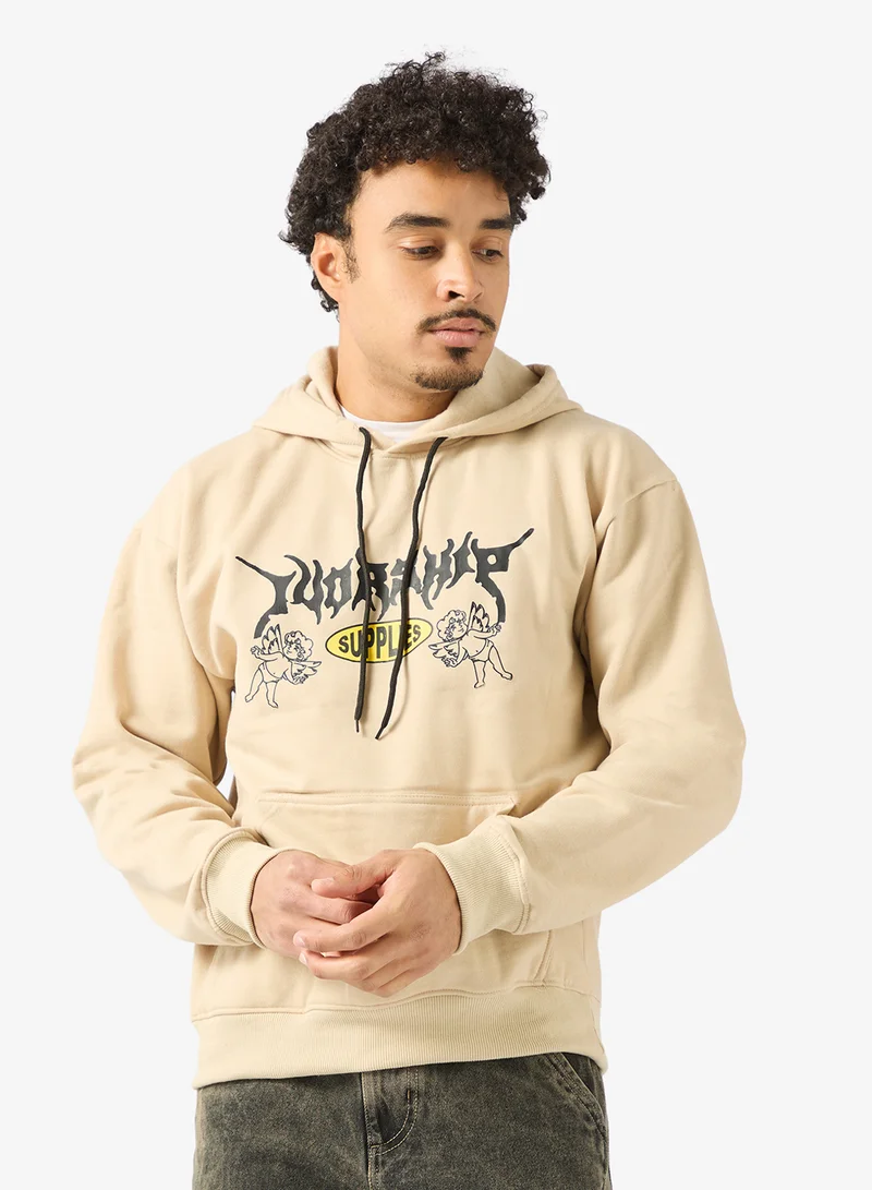 Graphic Print Hoodie