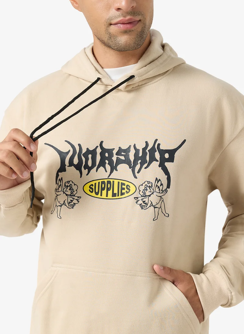 Seventy Five  Graphic Pullover Hoodie for Men | Best Price UAE