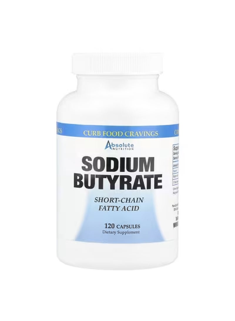 Absolute Nutrition Sodium Butyrate, 120 Capsules