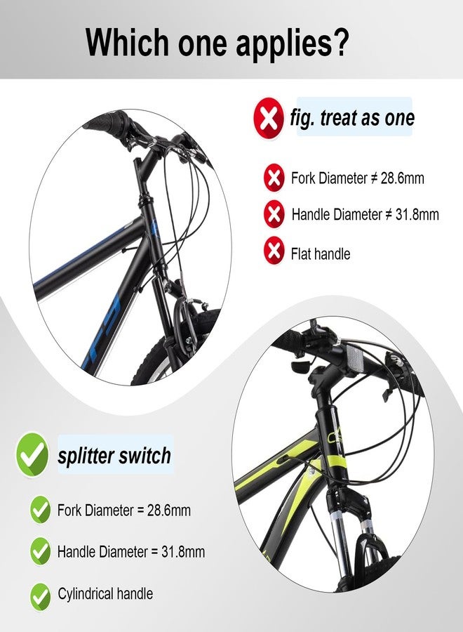 groword Bike Stem Riser,3D Forging,Oxidation Process,Anti-Rust and Wear-Resistant,28.6mm Bike Fork Aluminum Adjustable 150mm,Bike Stem 31.8mm,Adjustable 120 Degree 110mm,Suitable for Mountain Bike, Road Bike - Image 3