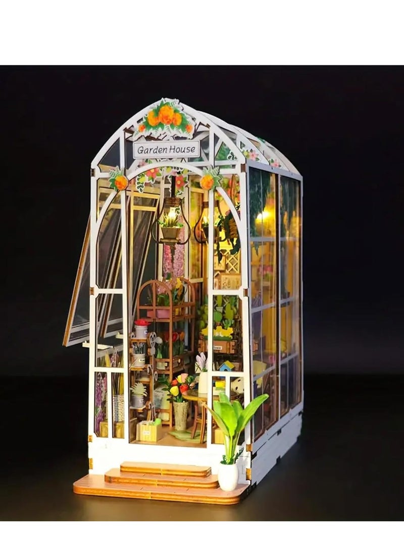 DIY Flower Dollhouse Room Kit, 3D Puzzle with Furniture for Home Decor, Perfect Gift for New Year and Craft Lovers - Image 4