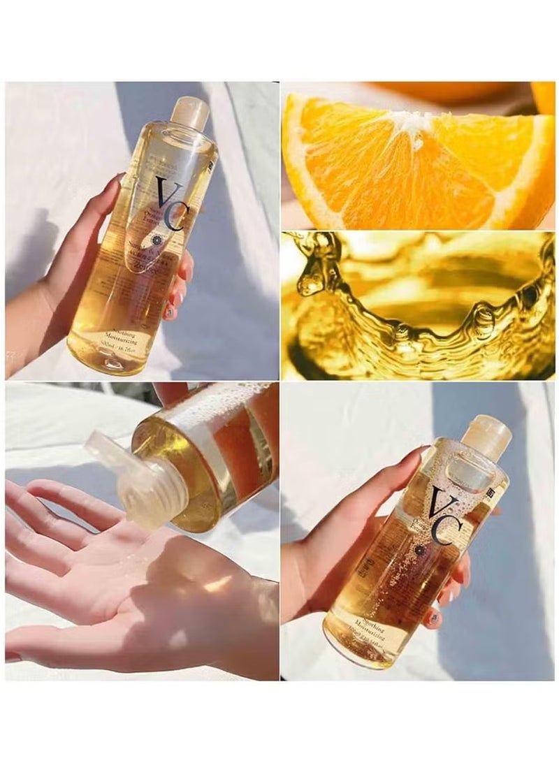 Vc Toner Intensive Whitening, Vitamin C toners, Vitamin C Moisturizing Toners, Ingredients Deeply Hydrate and Enhance Skin Elasticity 500ml  - Image 2