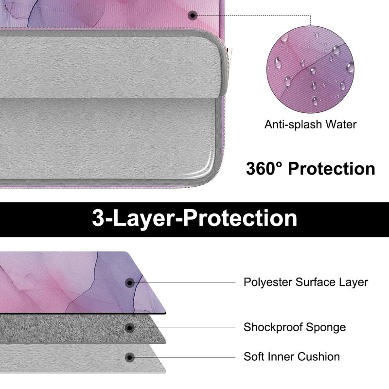 ARVOK 15 15.6 16 inch Laptop Sleeve for MacBook Pro 15 inch/MacBook Pro 16 inch Water-Resistant Laptop Case Notebook Computer/Tablet Pouch Cover for HP/Dell/Lenovo/Asus/Acer/Samsung with Extra Bag - Image 5
