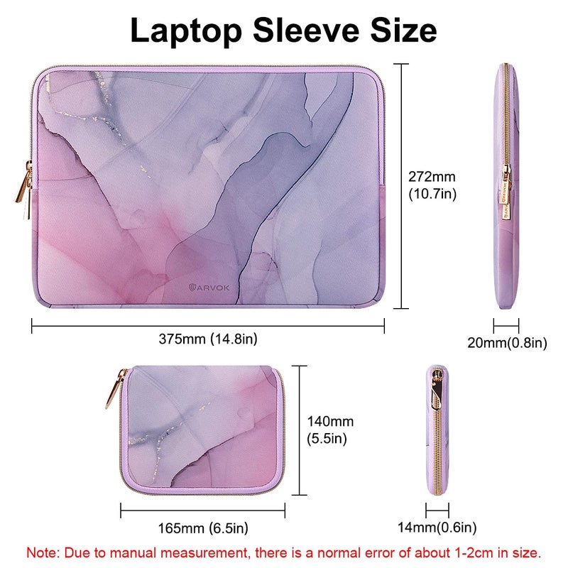 ARVOK 15 15.6 16 inch Laptop Sleeve for MacBook Pro 15 inch/MacBook Pro 16 inch Water-Resistant Laptop Case Notebook Computer/Tablet Pouch Cover for HP/Dell/Lenovo/Asus/Acer/Samsung with Extra Bag - Image 2