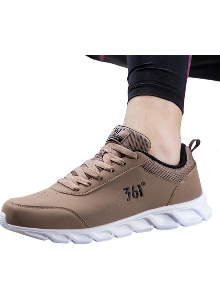 361 Degrees 361 ° Autumn Leather Casual Large Men's Sports Shoes  - Image 1