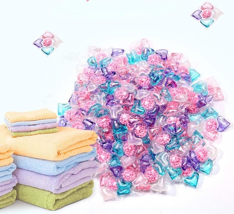 Laundry Detergent Capsules 15 Tablets Quick Dissolving Washing Machine Deep Cleaning for White and Color Fabrics, Anti-Odor Formula for All Washing Machines - Image 1