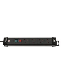 Brennenstuhl Brennenstuhl 4-way Extension Cord Premium-Line 3m extension cord black  - Image 1