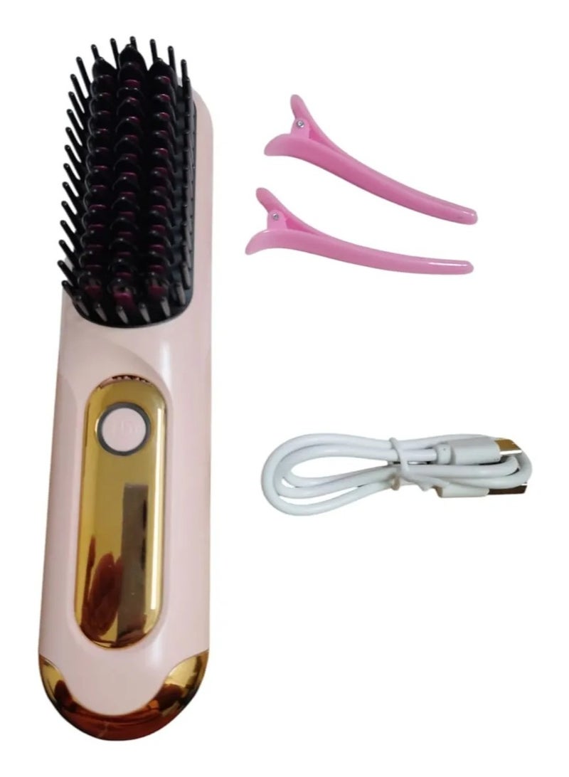 رشاة تصفيف الشعر، مشط كهربائي ساخن متعدد الوظائف، مصفف سريع التسخين لجميع أنواع الشعر - Image 1