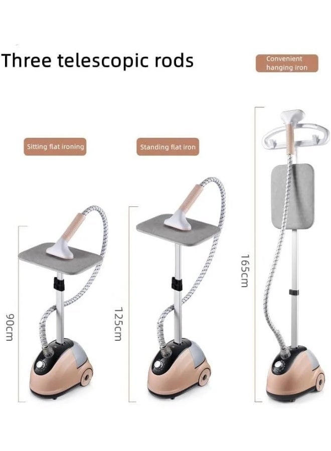 بريمو بلس كاوية بخار احترافية للملابس ، مكواة بخار 2 في 1، عمودية ومسطحة ، 2000 واط ' ، تسخين سريع مع خزان مياه سعة 1.8 لتر - Image 5