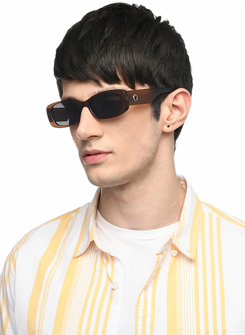 VINCENT CHASE Unisex Polarized Rectangular Sunglasses VC S16342